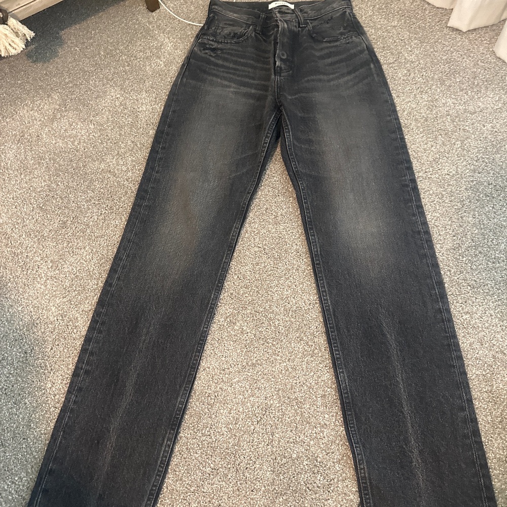 MOUSSY VINTAGE RAW HEM JEANS